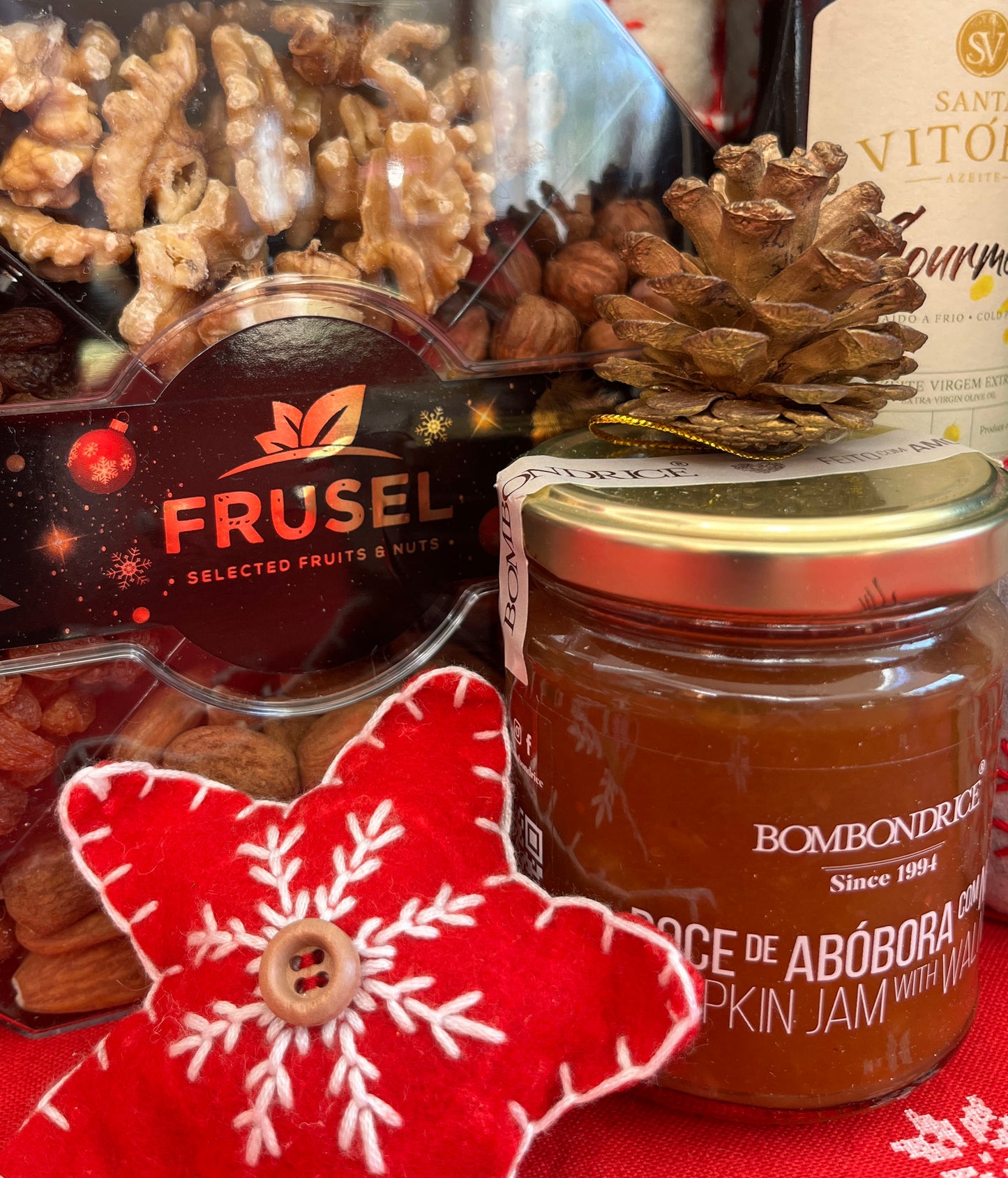 frutos secos, frutos secos para natal, compota de abóbora com nozes, compota de abobora artesanal, saudável
